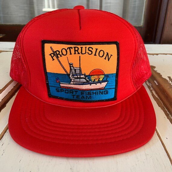 Vintage 1990s New Old Stock Protrusion Sport Fishing Team Snap