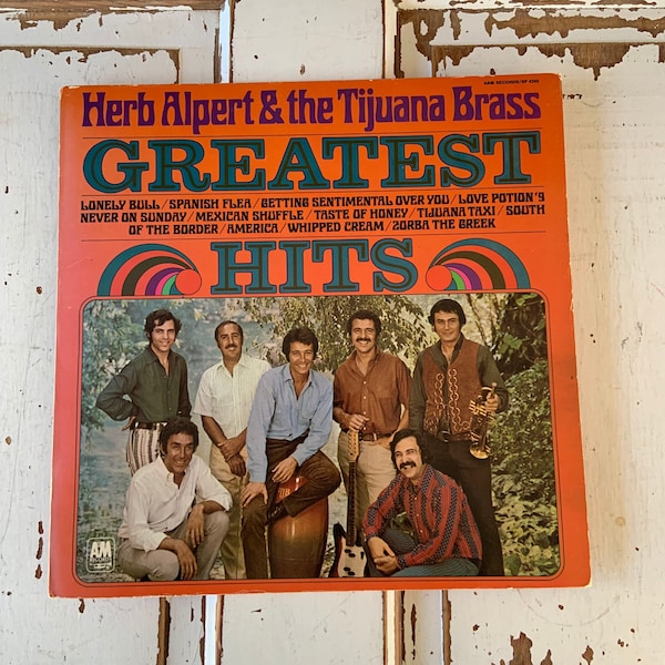 Vintage Herb Alpert And The Tijuana Brass Greatest Hits Vinyl Album Record 1970
