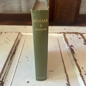 John L. Stoddard POEMS 1923 Vintage Poem Hardcover Book
