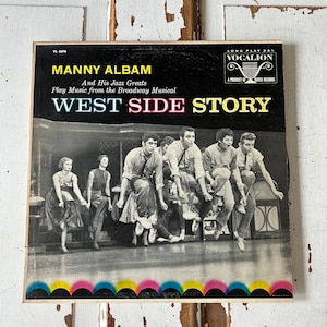 Vintage 1961 West Side Story Vinyl Album