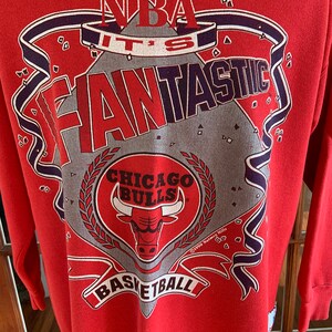 Jahrgang 1990 fantastische Chicago Bulls Sweatshirt