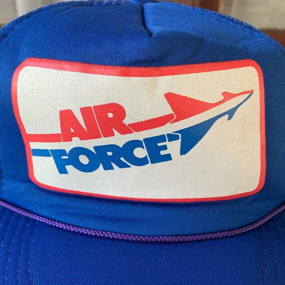 Vintage 1980’s or 1990’s Air Force Trucker Snapba… - image 3