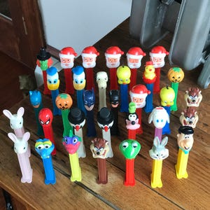 Vintage 1980's Pez Dispenser Collection image 1