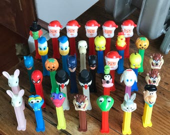 Vintage 1980's Pez Dispenser Collection