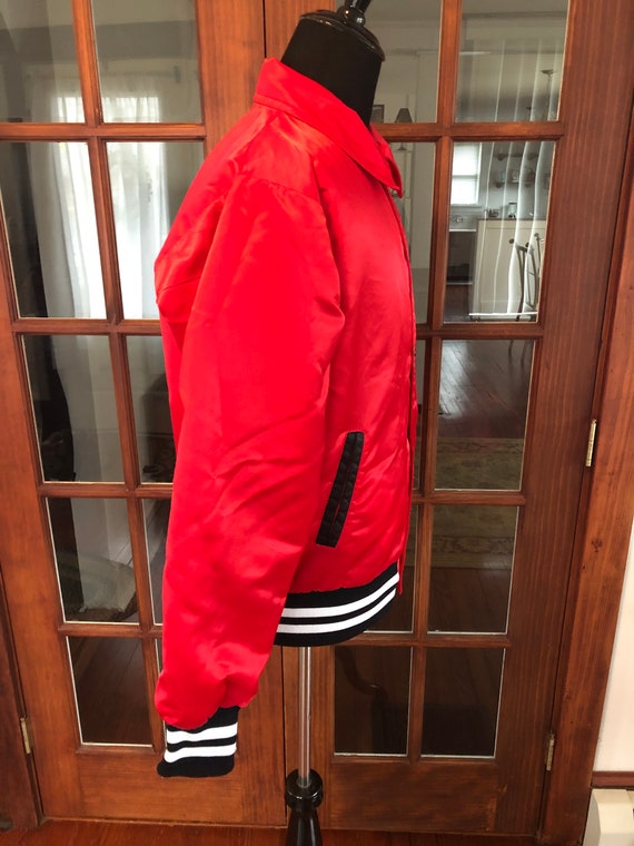 Vintage 1980’s Satin Style Football Jacket - image 5