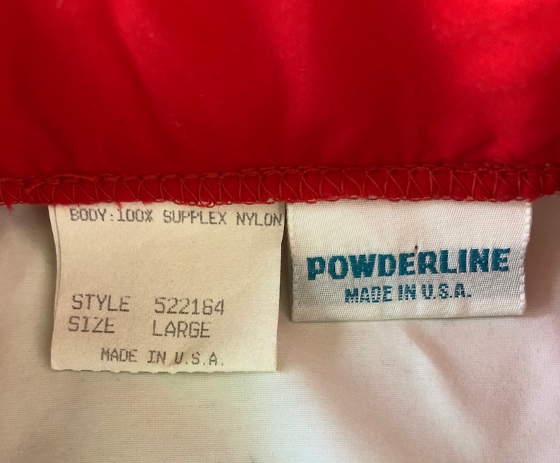 Vintage 1980s Powderline Windbreaker image 8