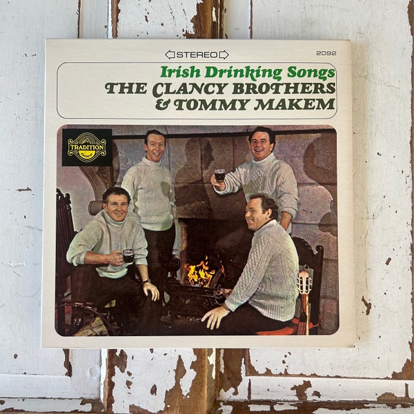 The Clancy Brothers and Tom Makem Irish Drinking Songs Vintage Album 1960's