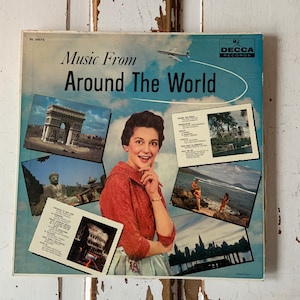 Vintage 1950’s Music From Around The World Vinyl Album