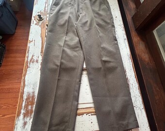 Vintage 70s/80s Brown LEVI'S Action Slacks Polyester Dress Vintage 70s/80s Brown LEVI'S Action Slacks Polyester Dress