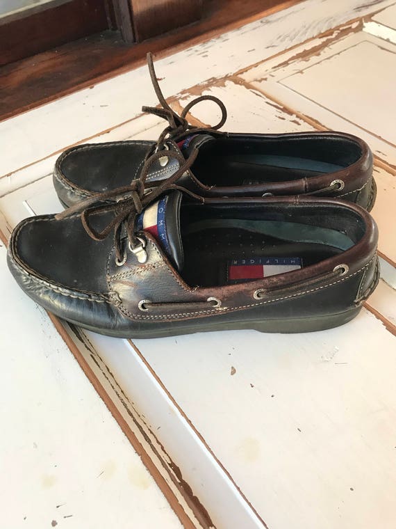Vintage 1990’s Tommy Hifger Men’s Leather Shoes - image 4