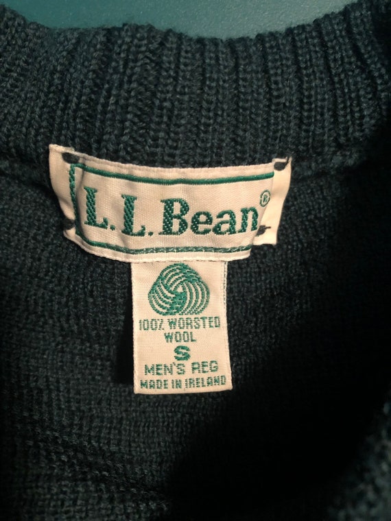 Vintage 1990’s L.L. Bean Wool Irish Sweater - image 4