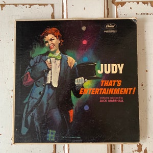 Vintage 1960 Judy Garland Vinyl Record Album That’s Entertainment