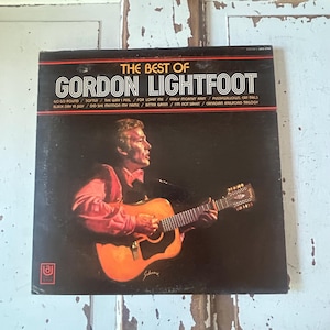 Vintage Gordon Lightfoot The Best of Gordon Lightfoot 1970 Vinyl Album