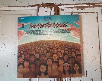 Vintage Poster We Are the World Music Memorabilia 1980s - Etsy