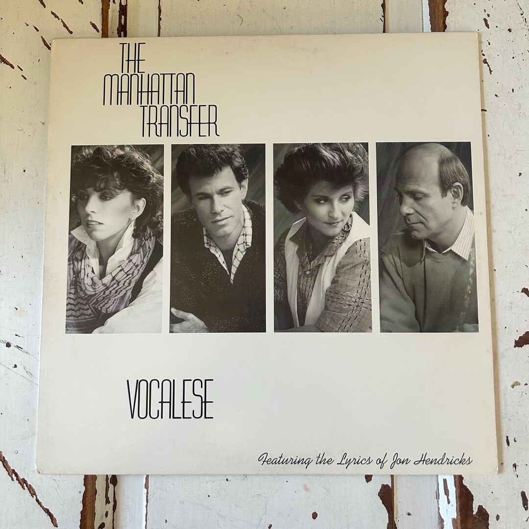Vintage the Manhattan Transfer Vocalese 1985 Vocal Jazz Vinyl