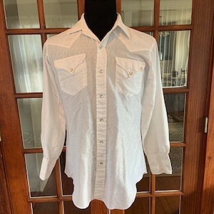 Vintage 1970’s Retro Pearl Snaps H Bar C California Ranch Wear Shirt