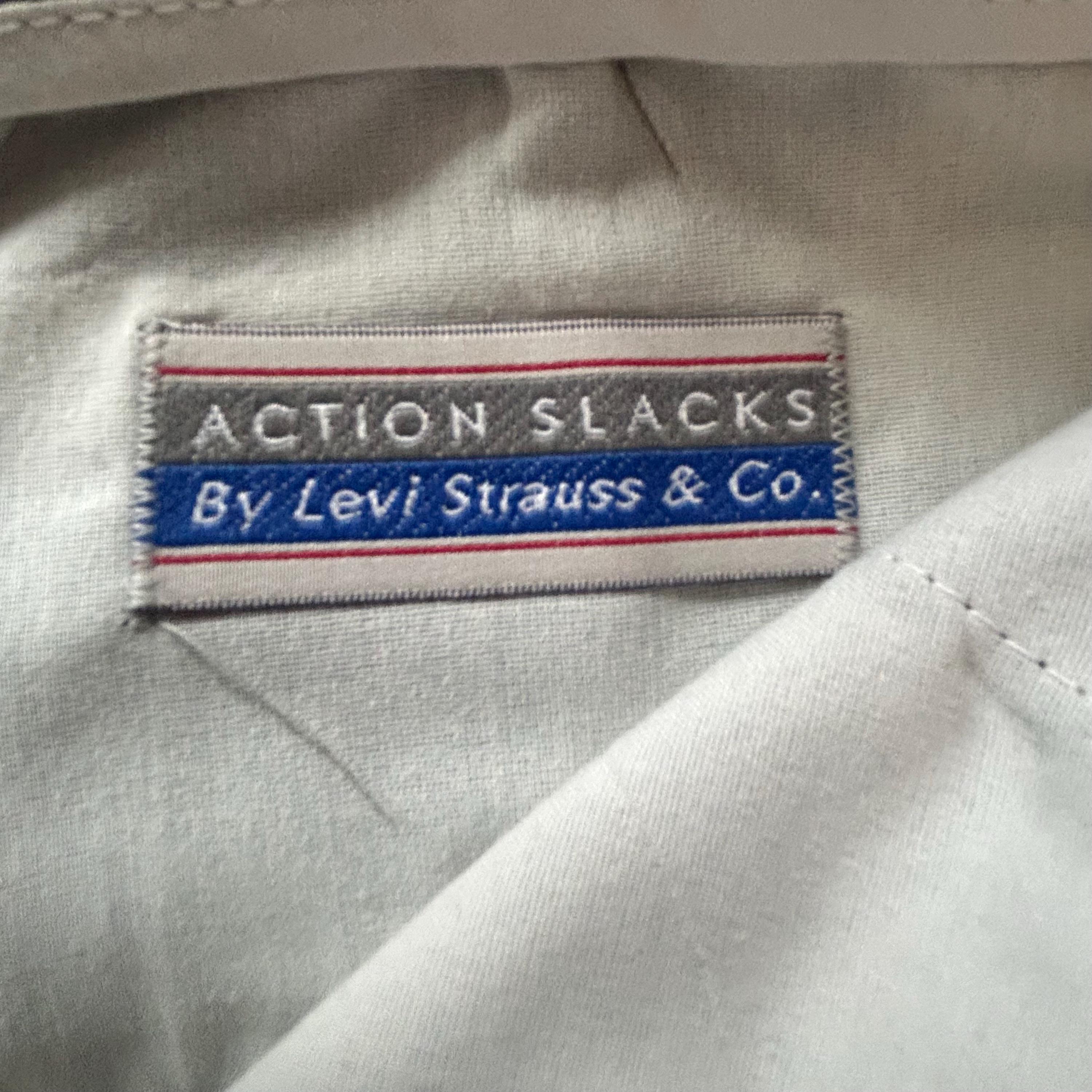 Vintage 1980's or 1990's Levi's ACTION SLACKS Polyester Pants - Etsy