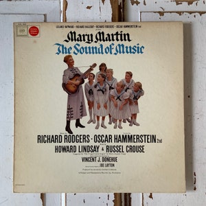 Vintage 1959 Vinyl Album Sound of Music Album