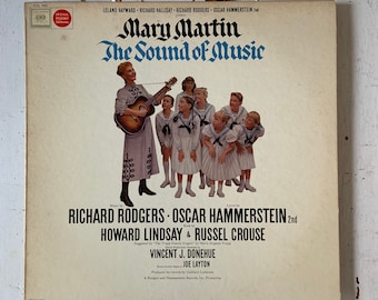 Vintage 1959 Vinyl Album Sound of Music Album