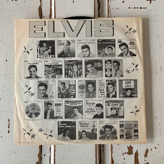 Vintage Elvis Presley Boulevard Memphis Tennessee - 1976 Lp Record