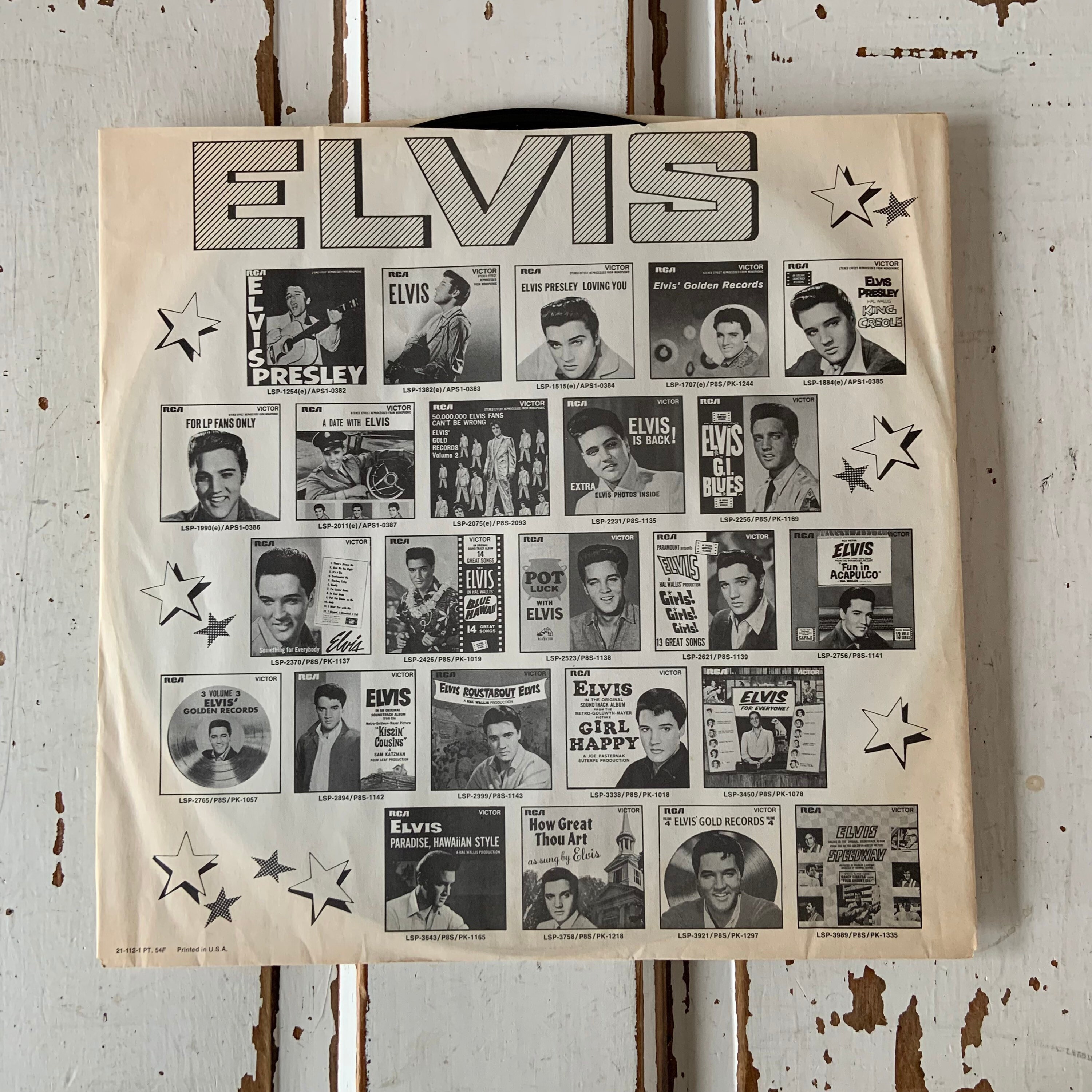 Vintage Elvis Presley Boulevard Memphis Tennessee - 1976 Lp Record