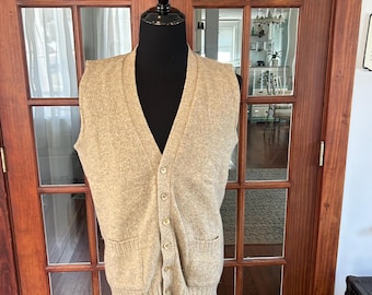 Vintage 70s Puritan Mohair Blend Full Zip Cardigan Sweater