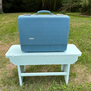 Vintage 60's or 70's Sears Forecast Hard Suitcase - Etsy