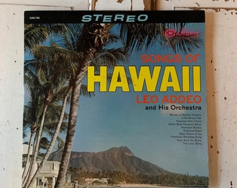 Vintage Leo Addeo & His Orchestra Songs Of Hawaii RCA 1963 Vinyl Album