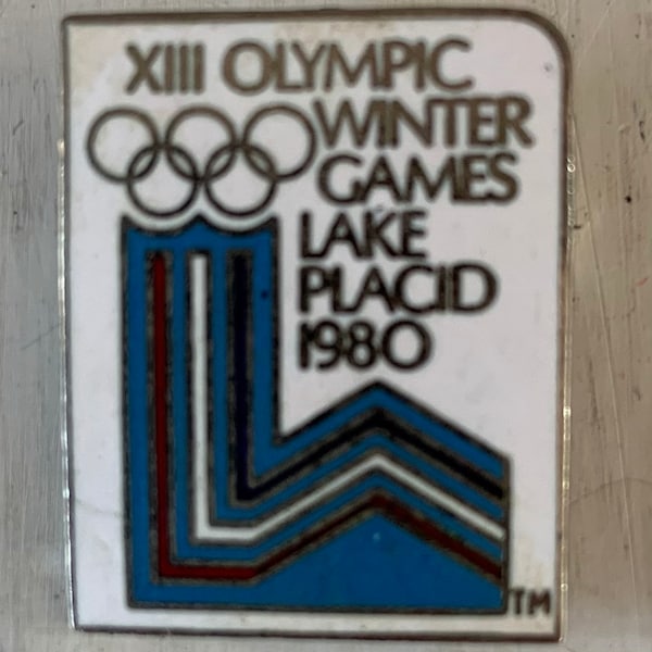 Vintage 1980 Winter Olympics Pin Lake Placid XIII