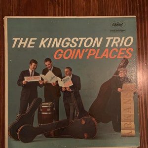 Vintage 1961 Kingston Trio Vinyl Album Going Places
