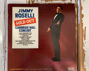Vintage 1967 Vinyl Album Jimmy Roselli