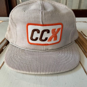 Vintage NOS 1980’s CCX Corduroy Snap Back Hat
