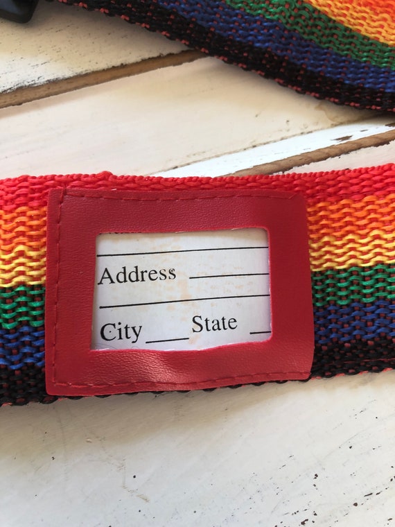 Set of 2 Vintage 1990’s Rainbow Belt for Suitcase - image 3