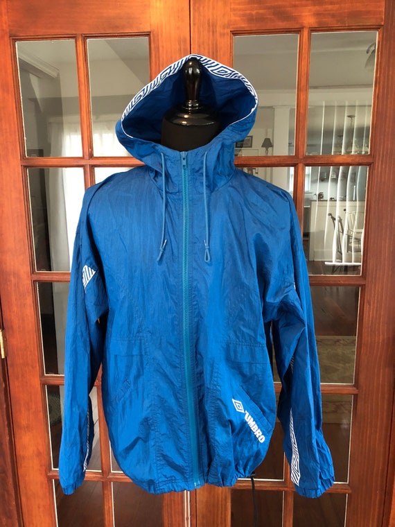 Vintage 1990’s Umbro Hooded Windbreaker - Gem