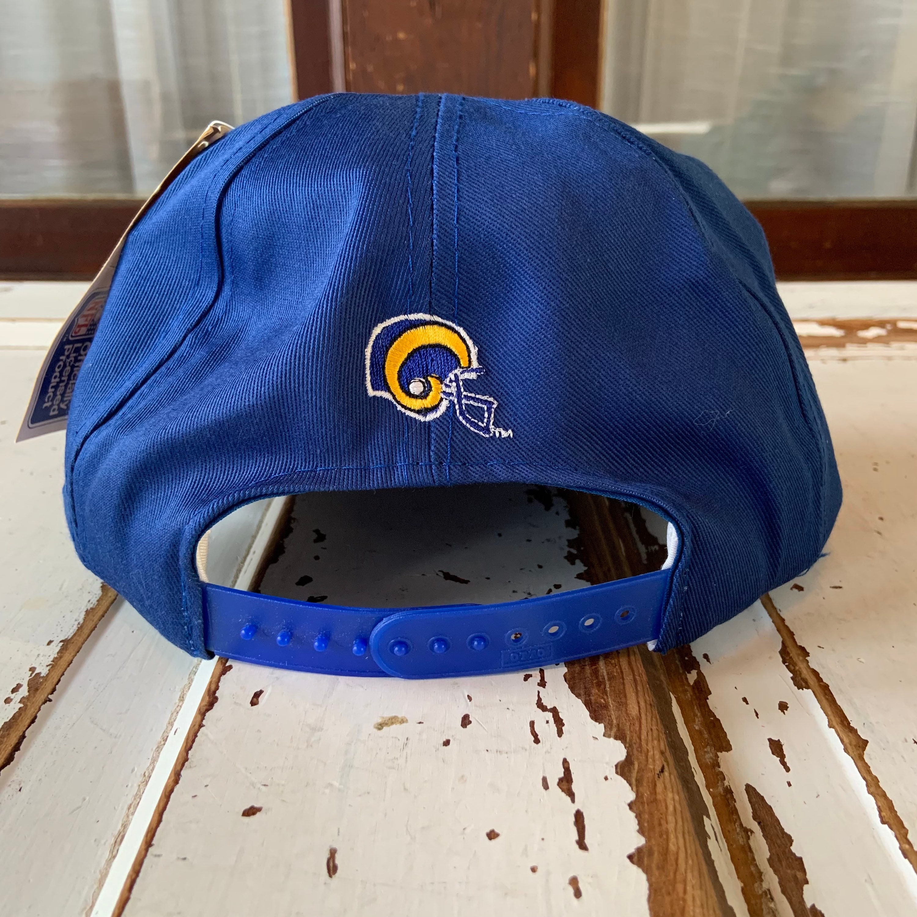 90s st louis rams new era fitted hat size 7 1/8 – Recollect Ltd.