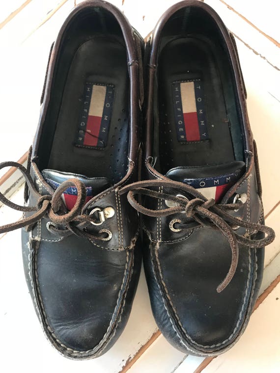 Vintage 1990’s Tommy Hifger Men’s Leather Shoes - image 5