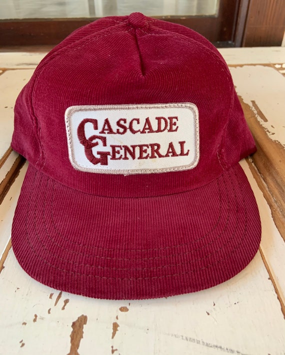 Vintage 1990’s Corduroy Snap Back Baseball Hat Cas