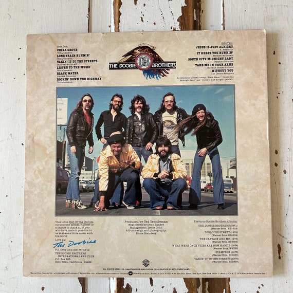 DOOBIE BROTHERS Best of the Doobies LP Warner Bros 1976 - Etsy