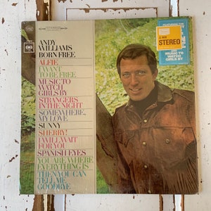 Vintage 1967 Andy Williams Born Free Vinyl Album