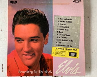 Vintage 1962 Elvis Presley Something For Everybody Album in vinile