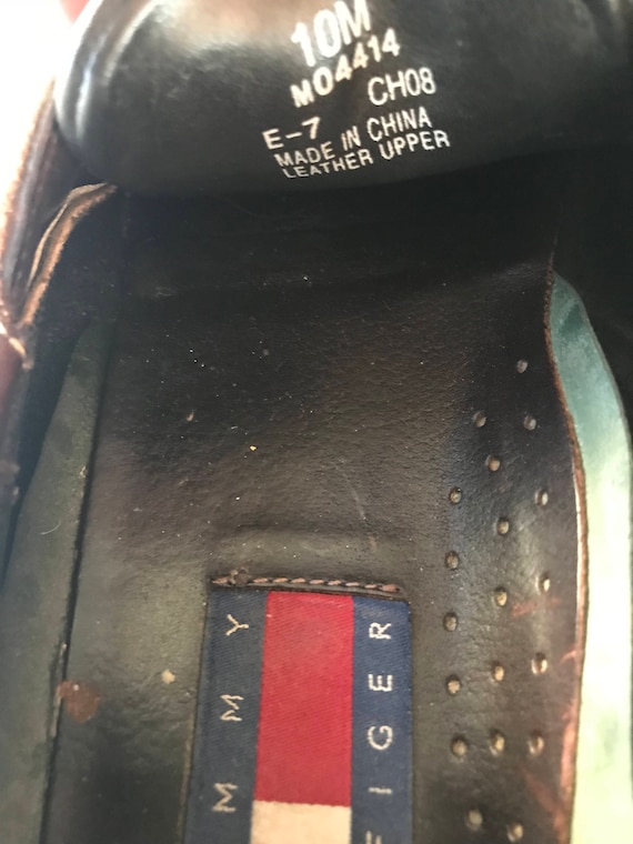 Vintage 1990’s Tommy Hifger Men’s Leather Shoes - image 7