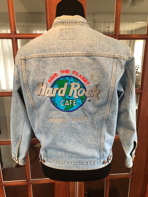 Vintage 1990’s Hard Rock Cafe Denim Jean Jacket My