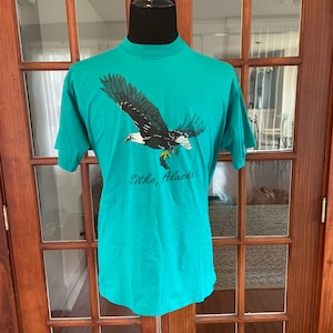 Vintage jaren '90 NOS Sitka Alaska T Shirt