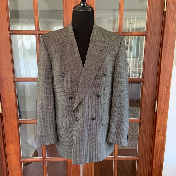 Vintage 1990’s Double Breasted Suit Jacket - image 1