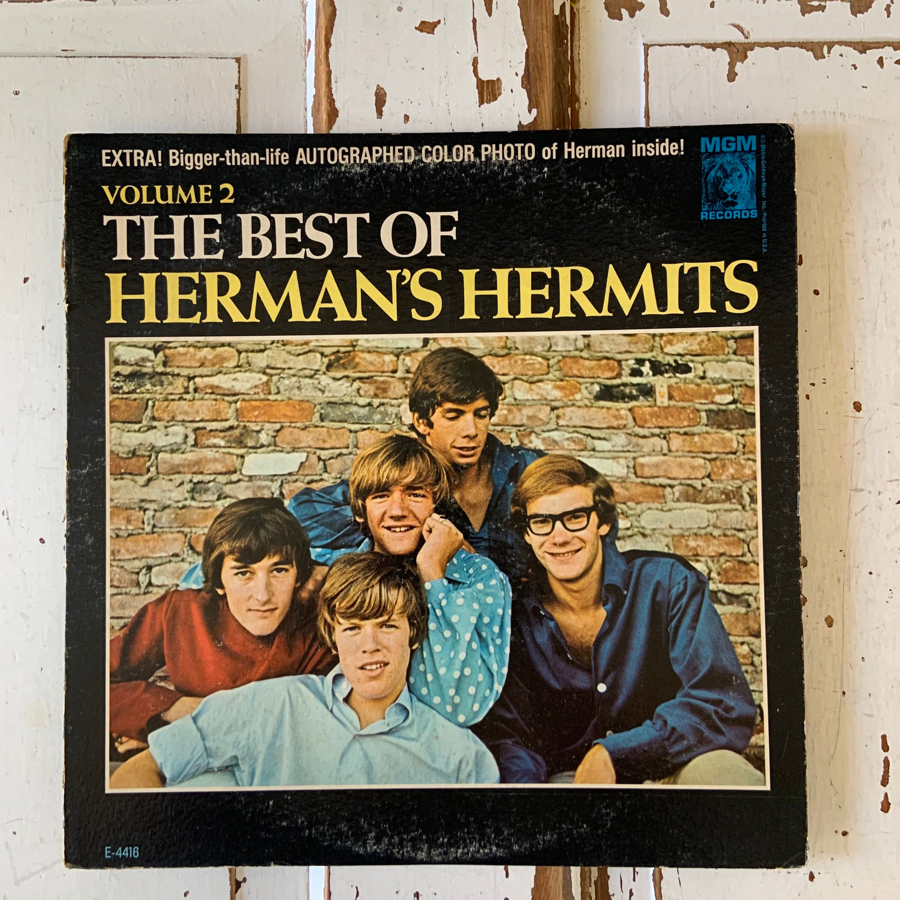 Vintage 1966 Vinyl Album the Best of Herman's Hermits Volume 2 - Etsy