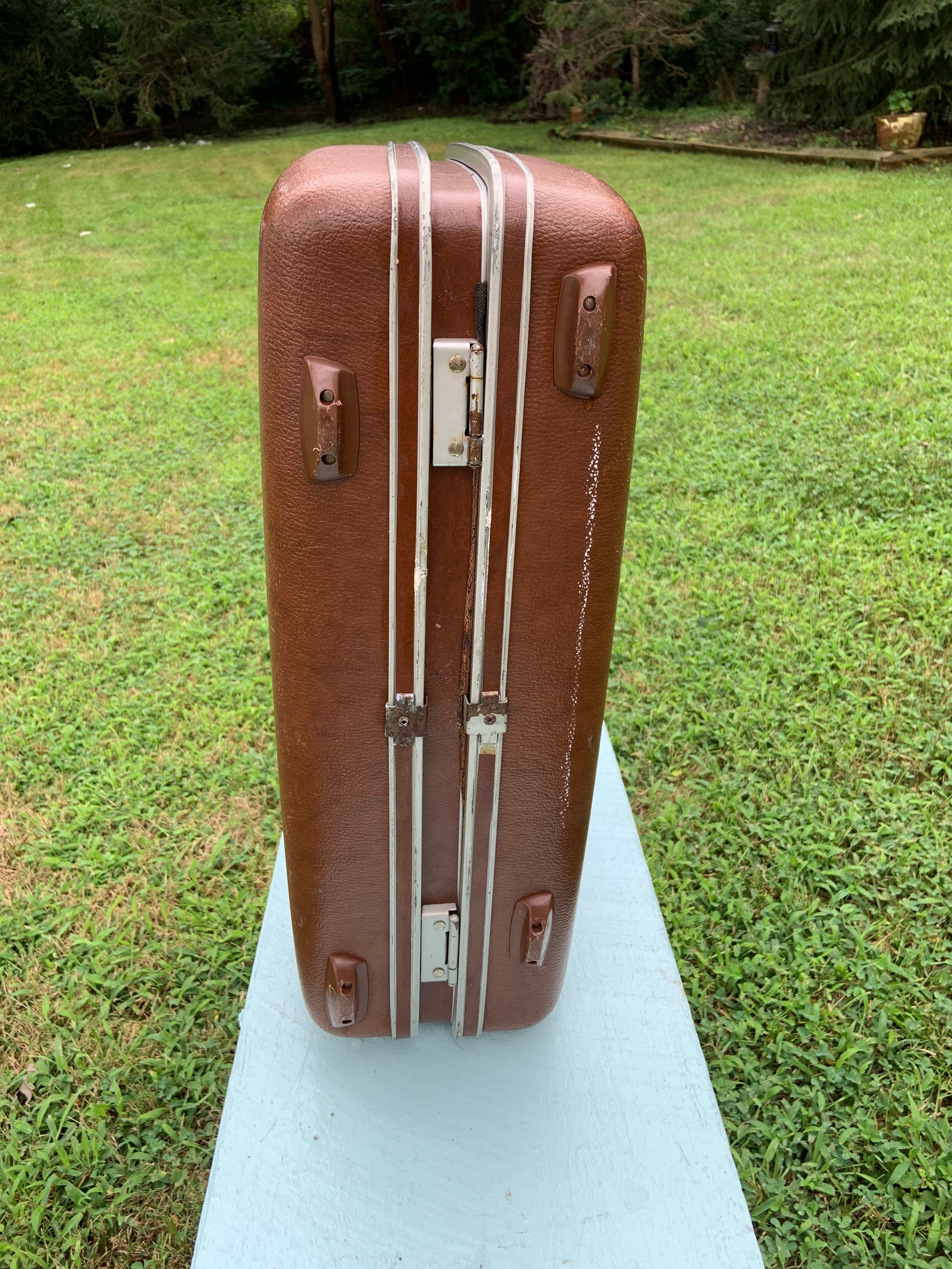 Vintage 1970s Sears Roebuck Courier Luggage Suitcase Etsy