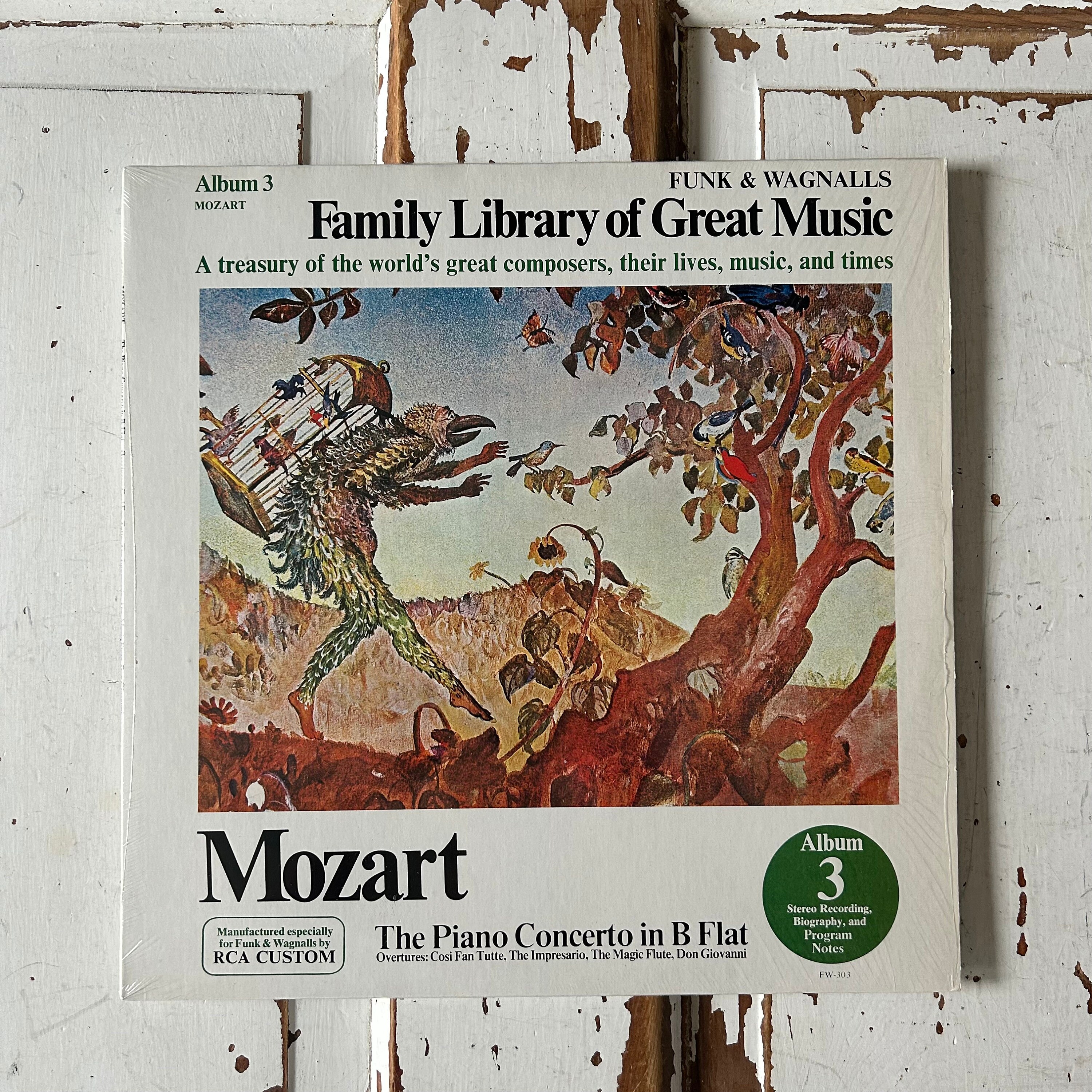 Funk & Wagnall Family Library of Great Music LP Mozart #3 LP Vinyl