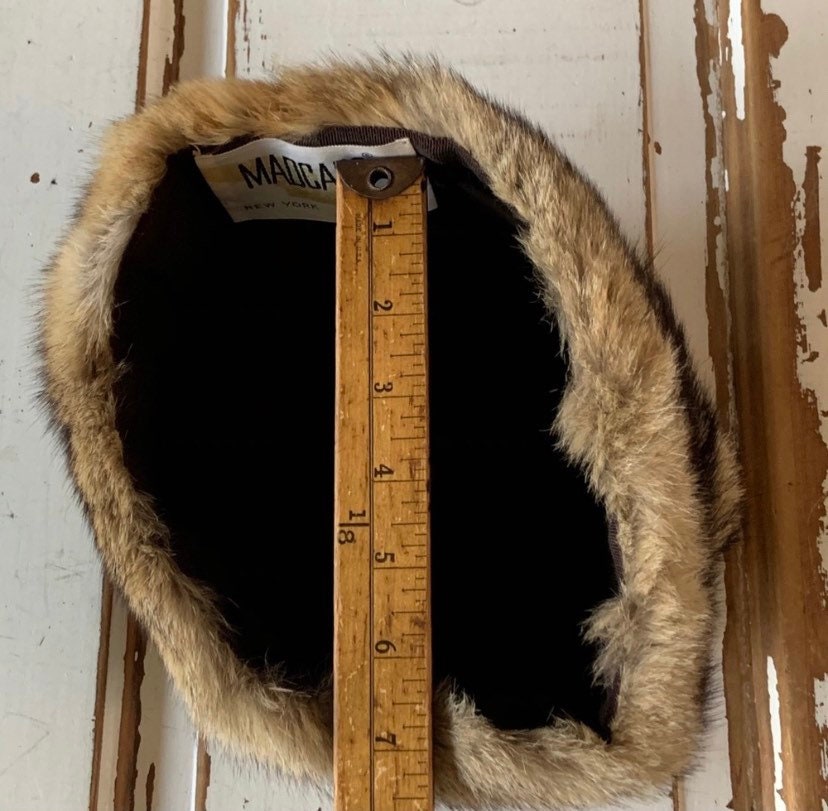 Vintage Madcaps New York Paris Fur Hat - Etsy display picture 2