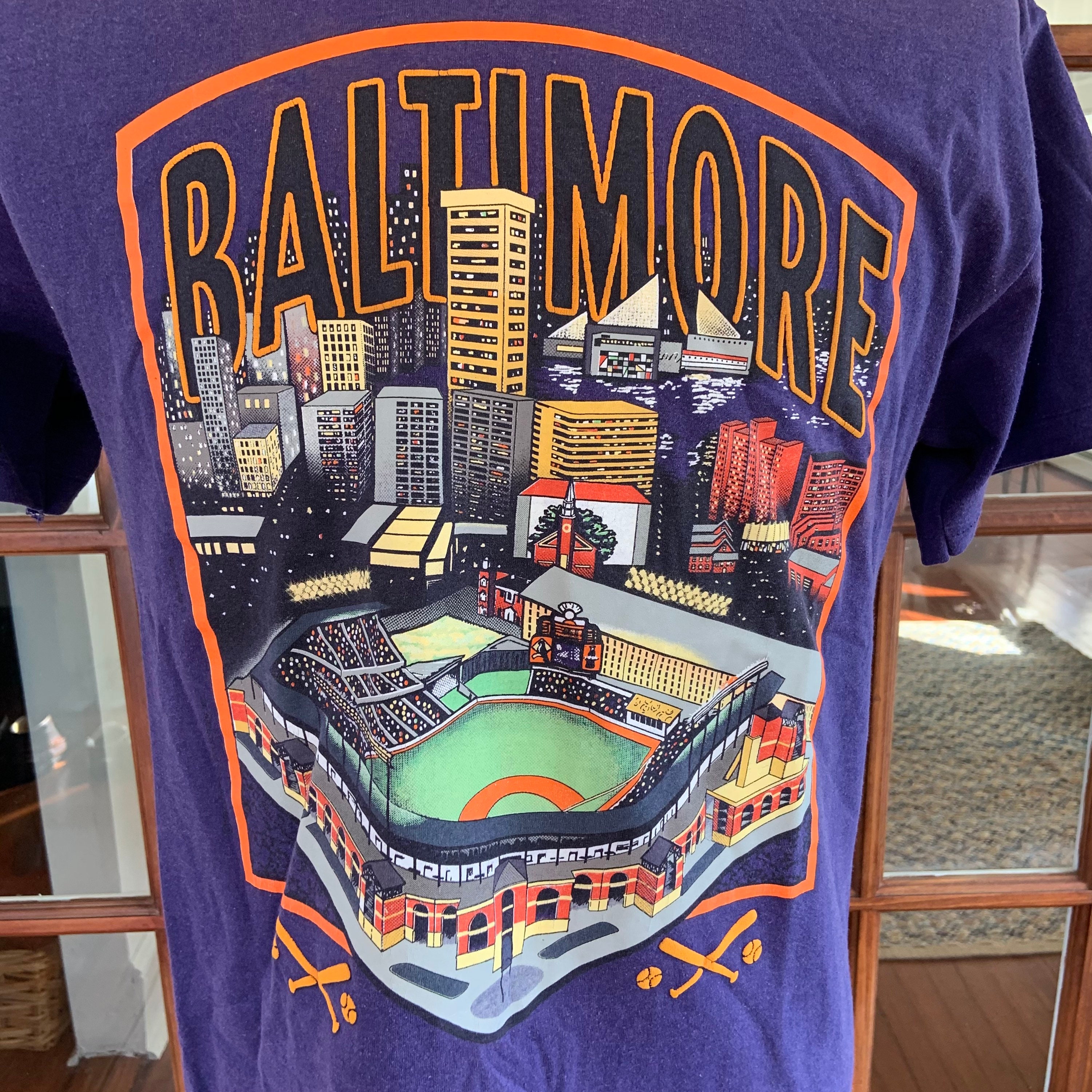 【DIMANCHE】VINTAGE SPORTS T-SHIRT Vintage NOS Baltimore Camden Yards T Shirt - Etsy