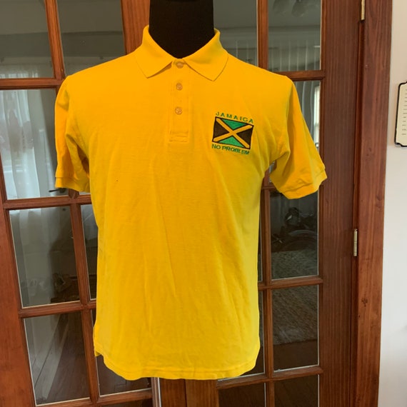 Vintage 1990’s Jamaica No Problem Polo Shirt - image 1